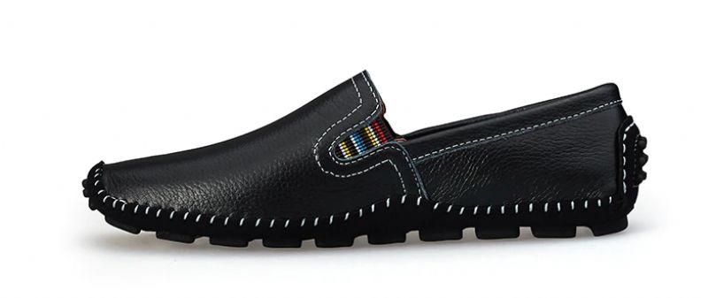Konan Heren Loafers Casual Schoenen - Zwart