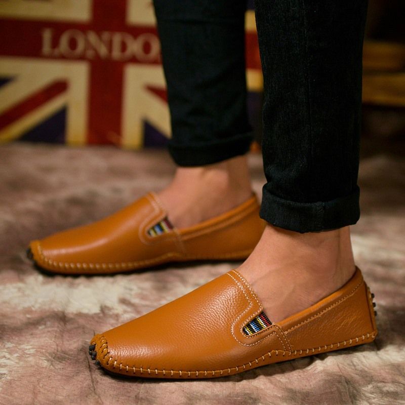Konan Heren Loafers Casual Schoenen - Zwart