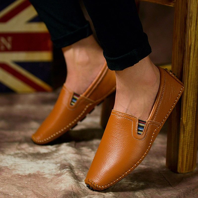 Konan Heren Loafers Casual Schoenen - Zwart