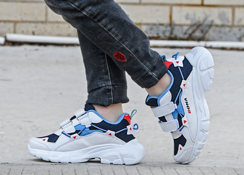 Konate Unisex Wandelschoenen Voor Kinderen - Blauw