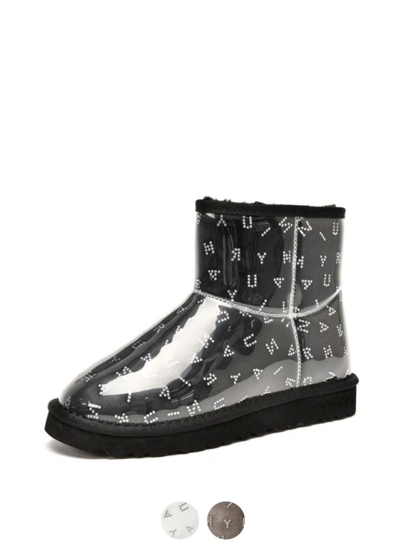 Konnie Enkelhoge Zwarte Snow Boots Voor Dames