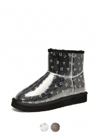Konnie Enkelhoge Zwarte Snow Boots Voor Dames