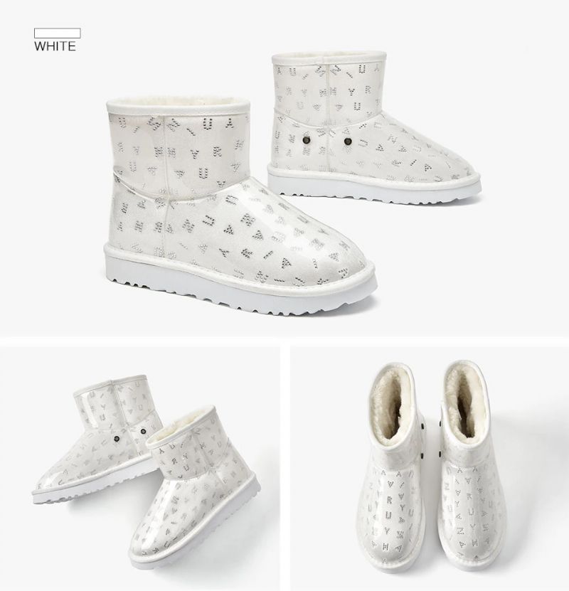 Konnie Enkelhoge Zwarte Snow Boots Voor Dames - Zwart