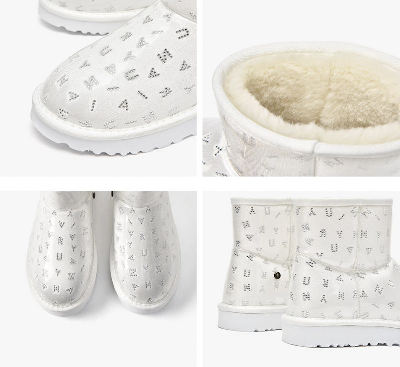 Konnie Enkelhoge Zwarte Snow Boots Voor Dames - Zwart