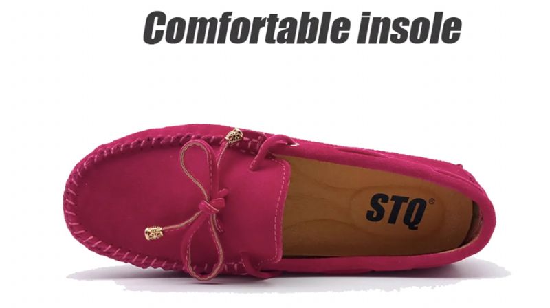 Kora Dames Loafer Schoenen - Rood