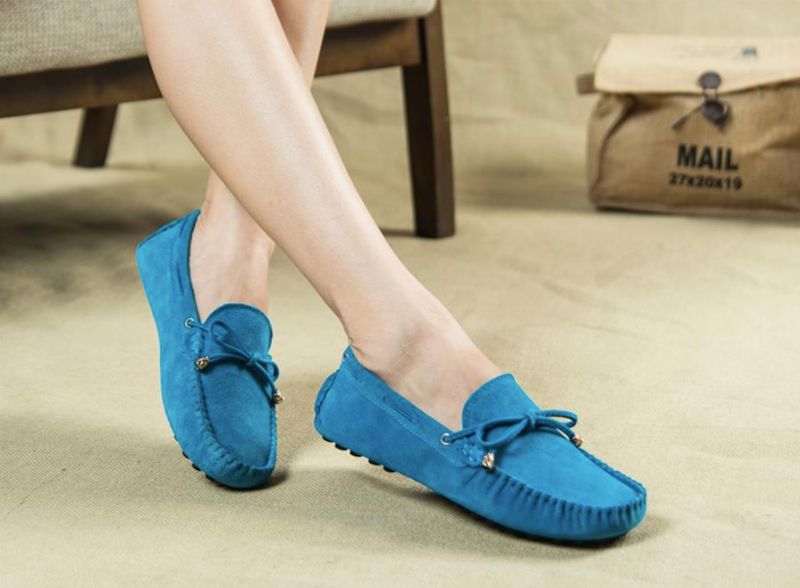 Kora Dames Loafer Schoenen - Rood