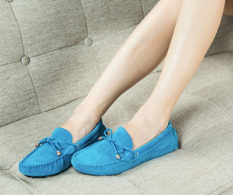 Kora Dames Loafer Schoenen - Rood