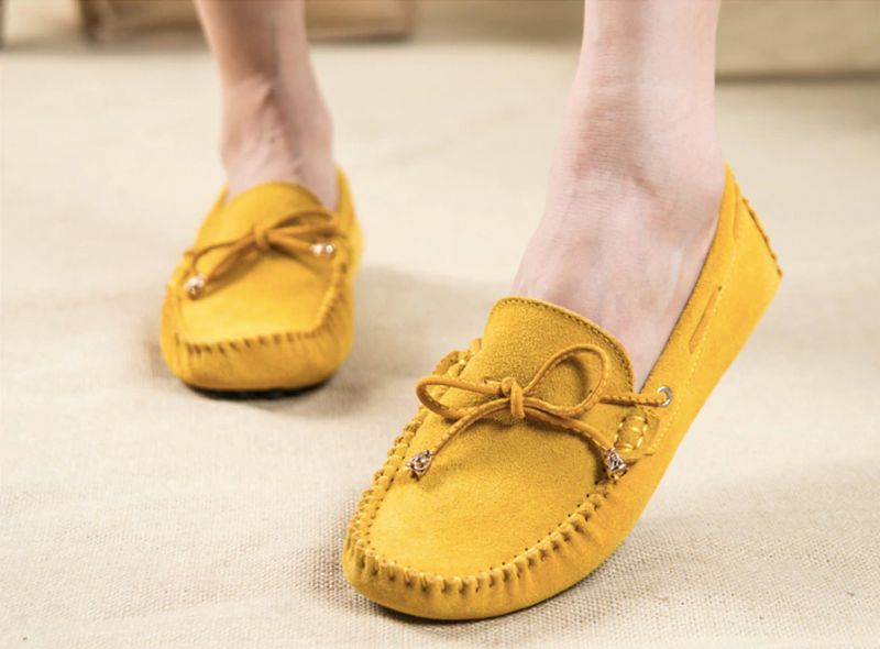 Kora Dames Loafer Schoenen - Rood