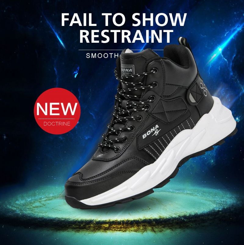 Koumas Herenmode Sneakers - Zwart