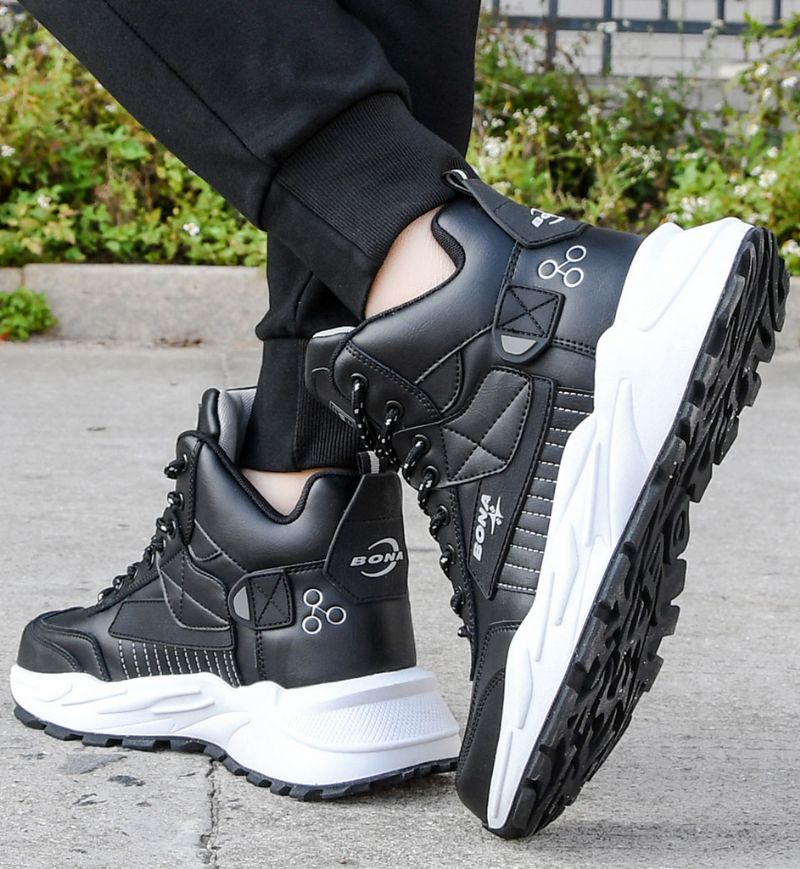 Koumas Herenmode Sneakers - Zwart