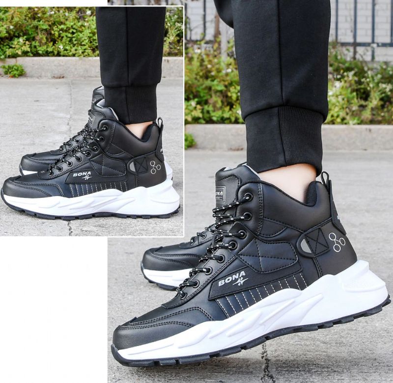 Koumas Herenmode Sneakers - Zwart