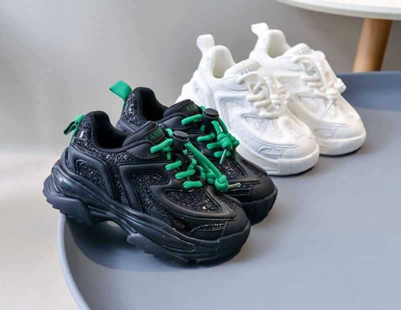 Kravitz Unisex Kinder Hardloopschoenen - Zwart