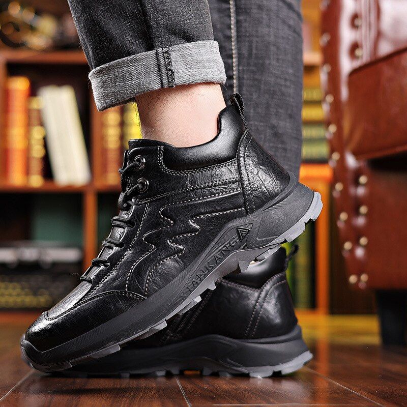 Krong Heren Winter Sneakers - Grijs