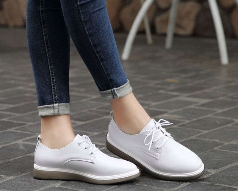 Kupala Dames Veter Loafer Schoenen - Zwart