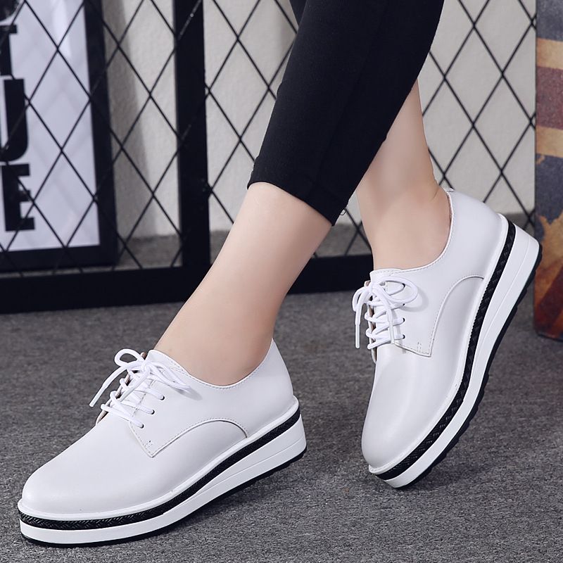 Kupala Dames Veter Loafer Schoenen - Zwart