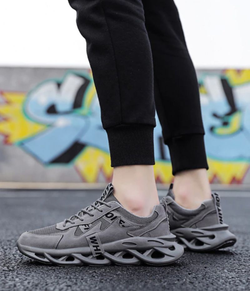 Kyllian Heren Platform Sneakers - Zilver