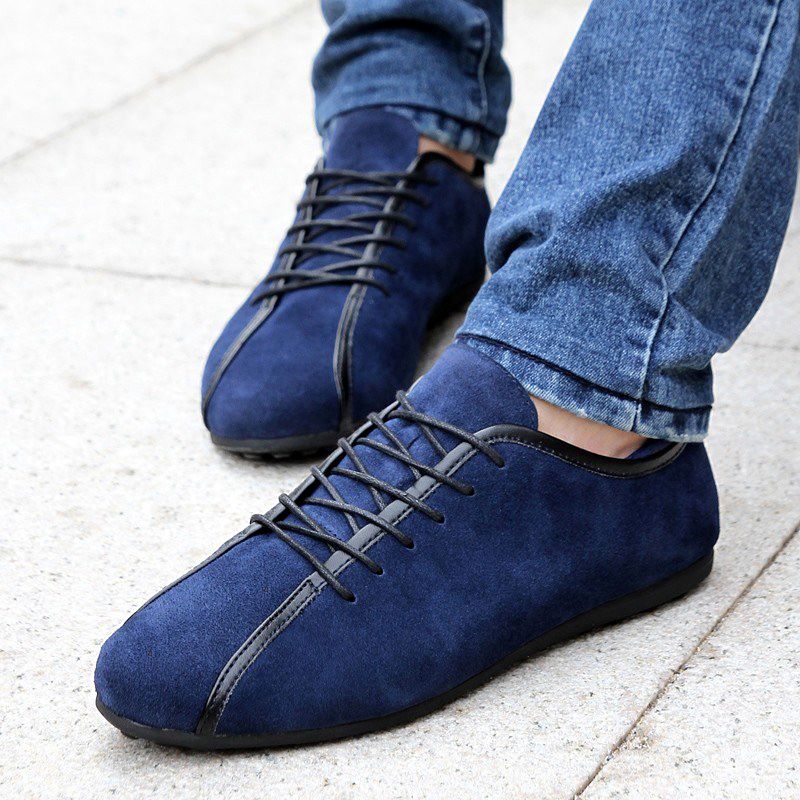 Kyron Heren Loafers Casual Schoenen - Marineblauw