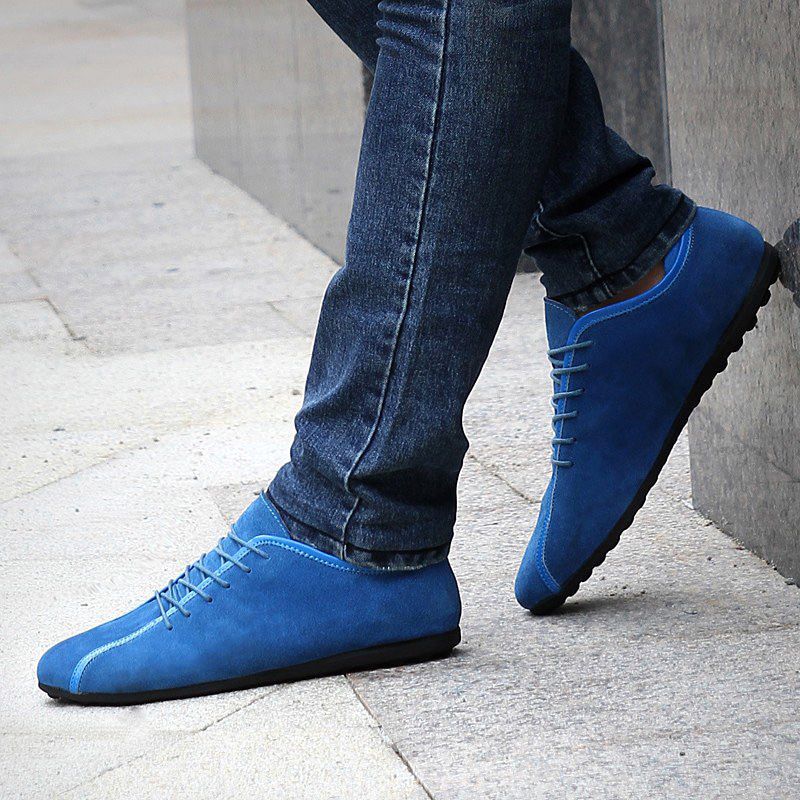 Kyron Heren Loafers Casual Schoenen - Marineblauw