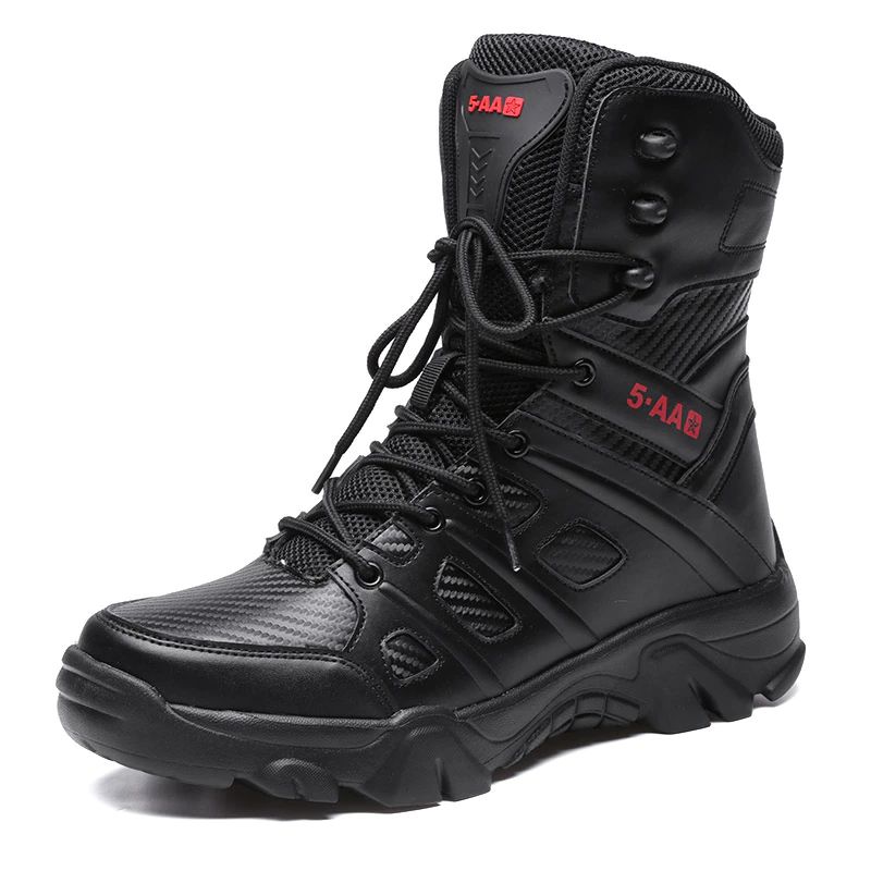Lago Heren Militaire Boots - Zwart