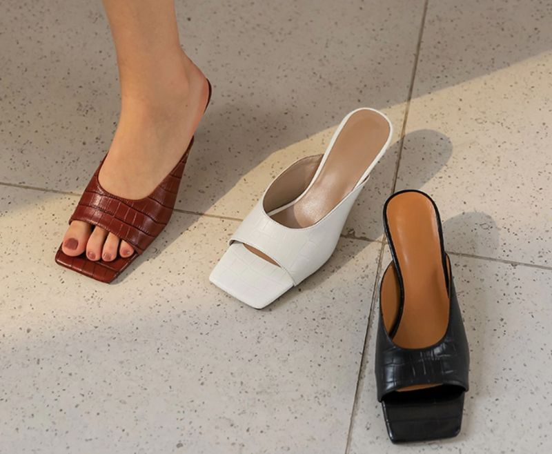Laja Lage Hakken Sandalen - Bruin