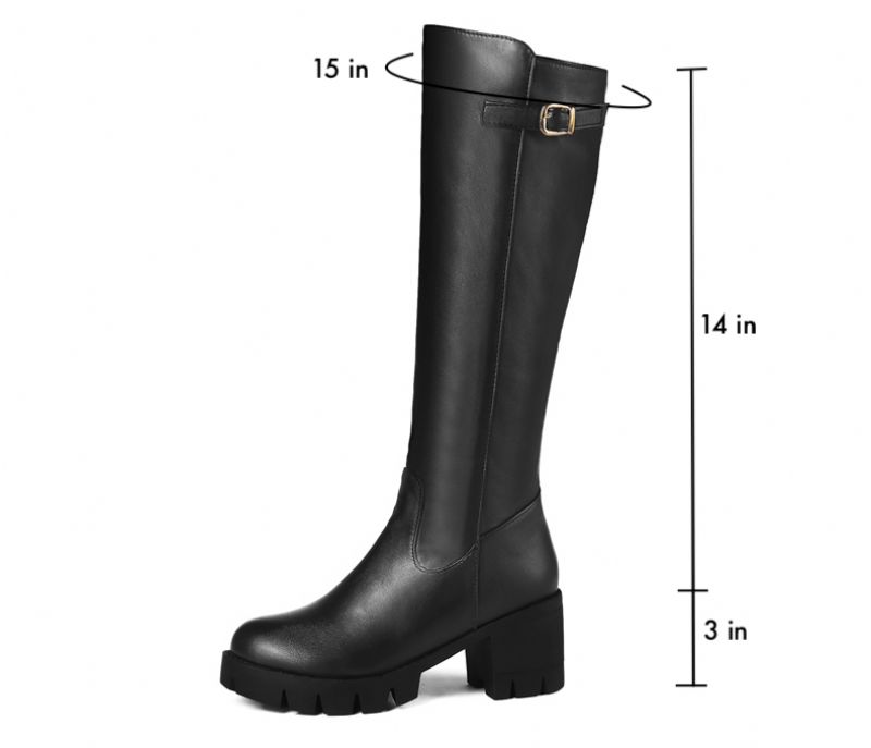Lameda Dames Hoge Dress Boots - Zwart