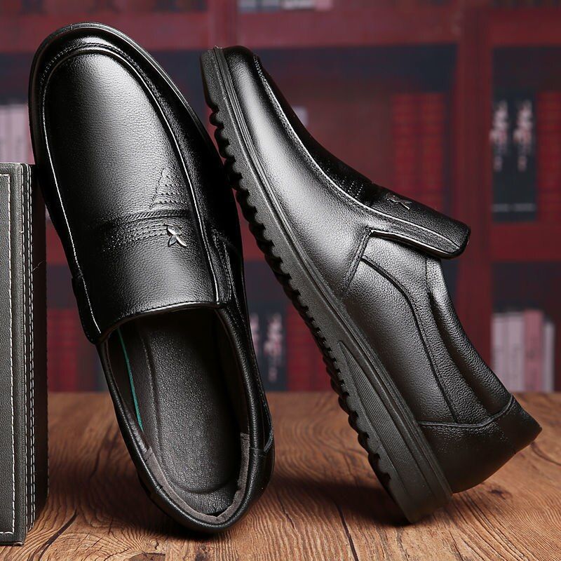 Lancaster Heren Loafers Casual Schoenen - Zwart