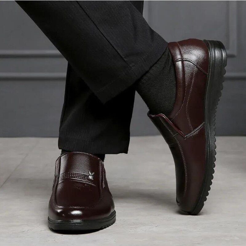 Lancaster Heren Loafers Casual Schoenen - Zwart