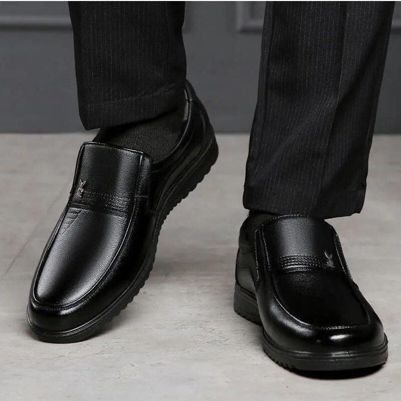 Lancaster Heren Loafers Casual Schoenen - Zwart