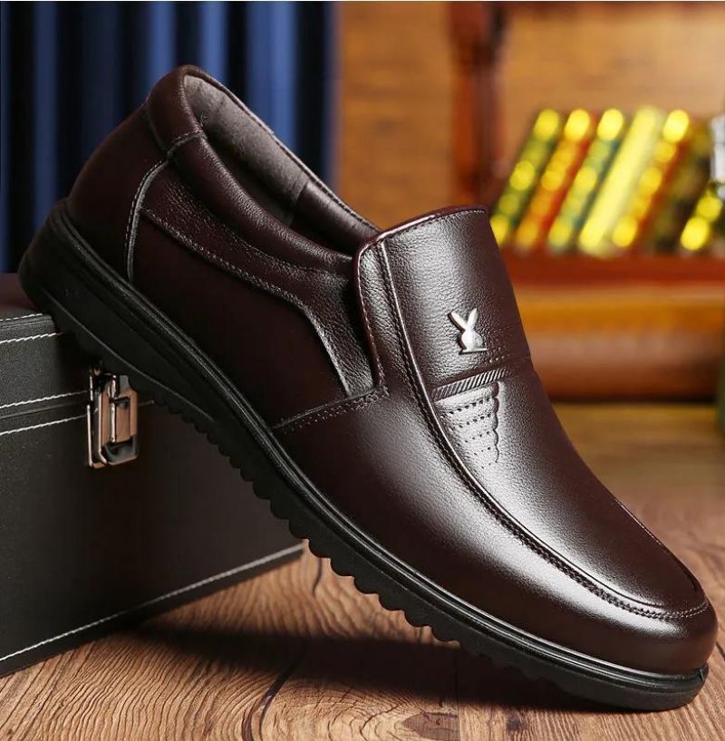 Lancaster Heren Loafers Casual Schoenen - Zwart