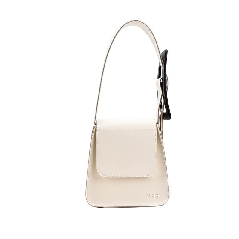 Lander Dames Handtas Mini Leer Luxe - Wit