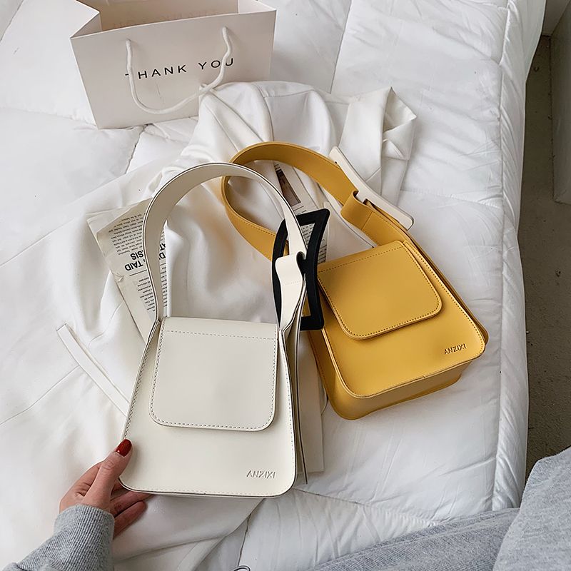 Lander Dames Handtas Mini Leer Luxe - Wit