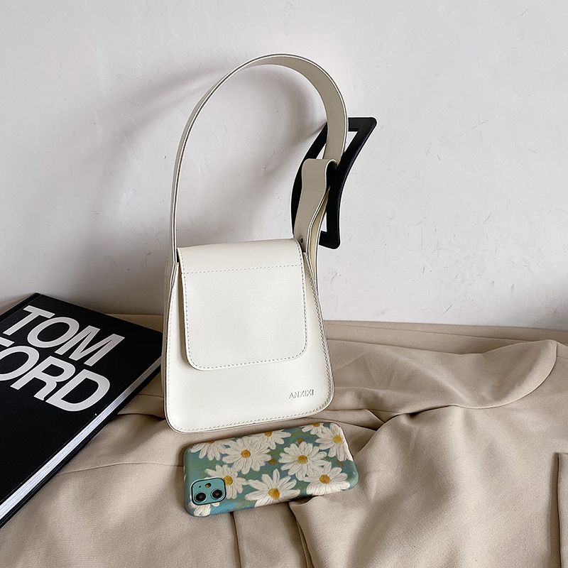 Lander Dames Handtas Mini Leer Luxe - Wit