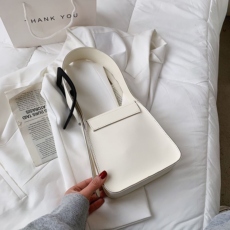 Lander Dames Handtas Mini Leer Luxe - Wit