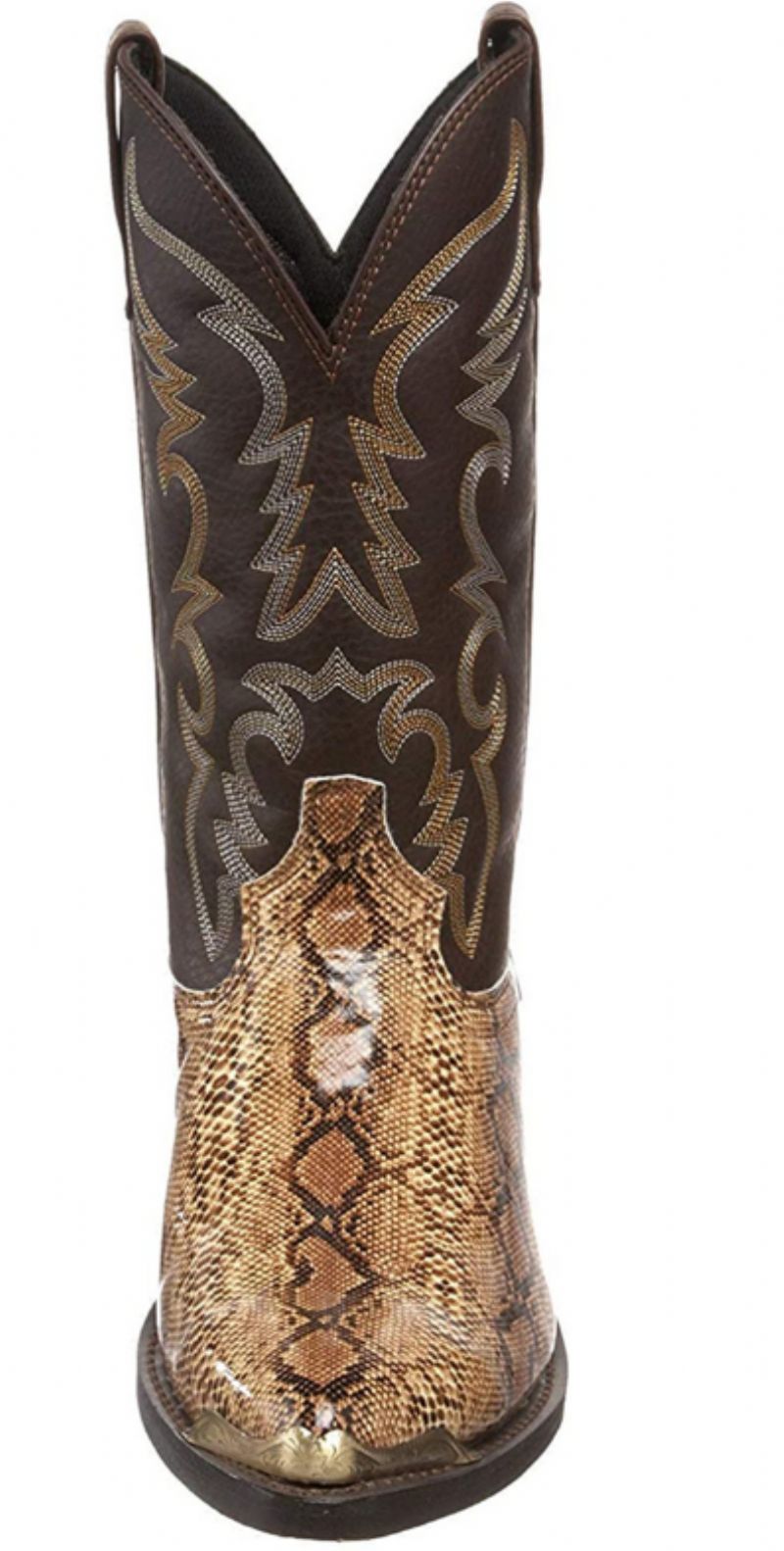 Lander Unisex Iron Head Hoge Hak Laarzen - Goud