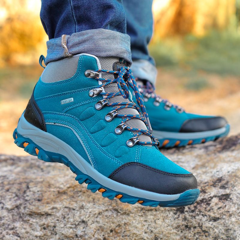 Lander Unisex Outdoor Hiking Boots - Blauw