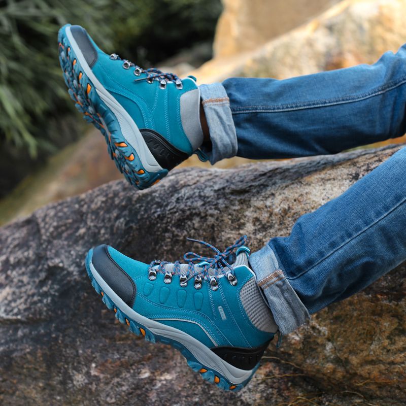Lander Unisex Outdoor Hiking Boots - Blauw