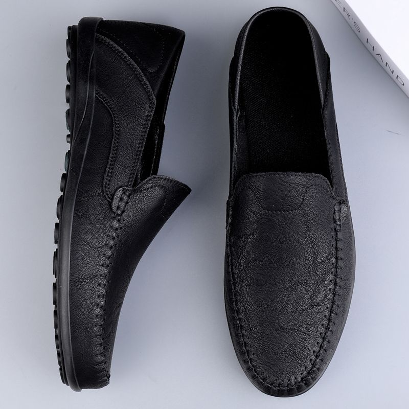 Landon Heren Loafers Geklede Schoenen - Grijs