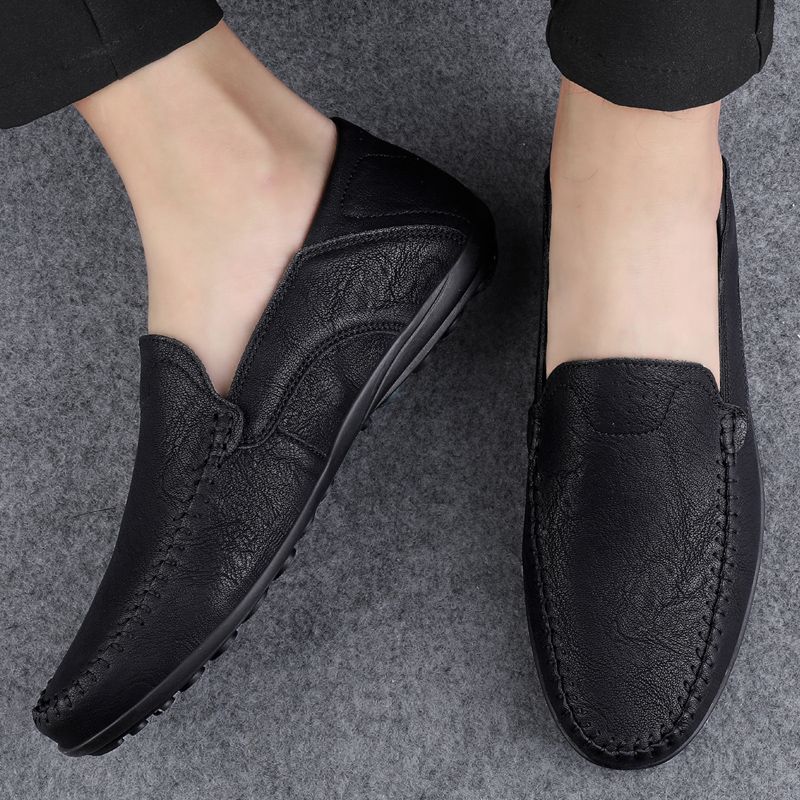 Landon Heren Loafers Geklede Schoenen - Grijs