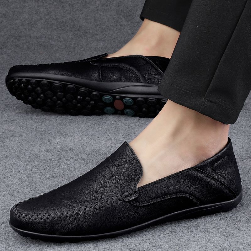 Landon Heren Loafers Geklede Schoenen - Grijs