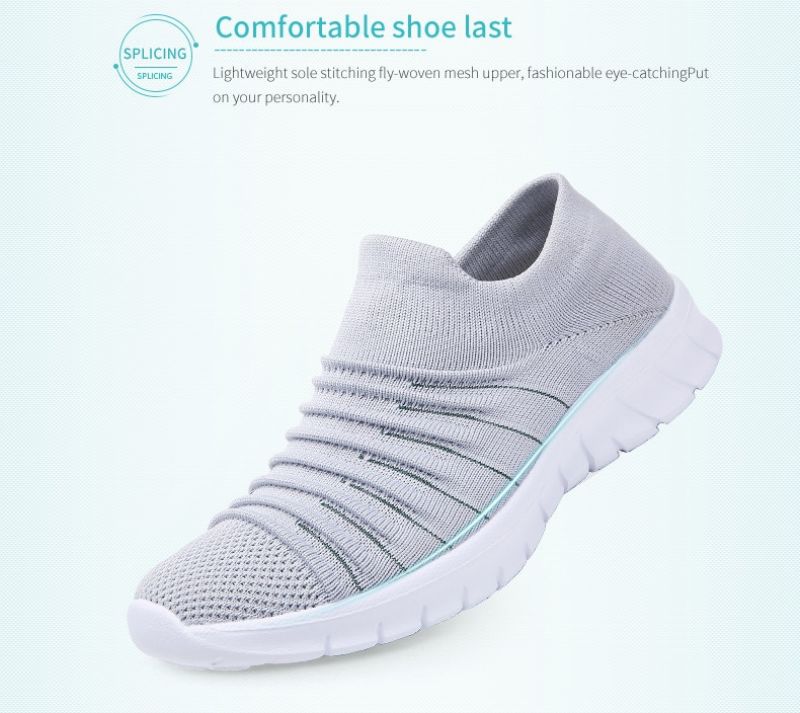 Lanet Dames Ademende Comfortabele Slip-on Loafers Zwarte Schoenen - Zwart
