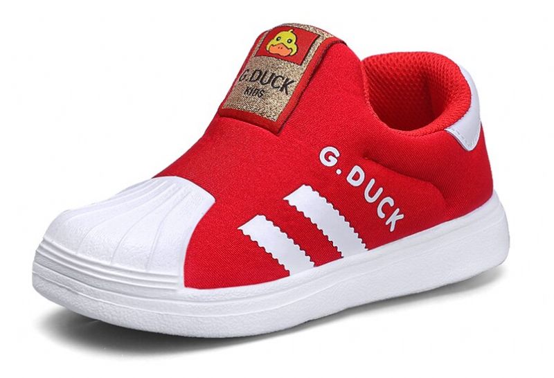 Lang Unisex Casual Sneaker Voor Kinderen - Rood
