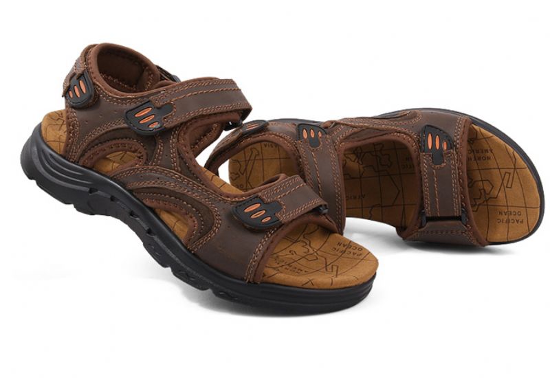 Lanio Heren Fashion Sandaal - Kaki