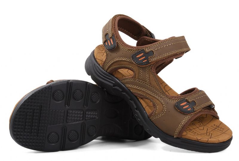 Lanio Heren Fashion Sandaal - Kaki