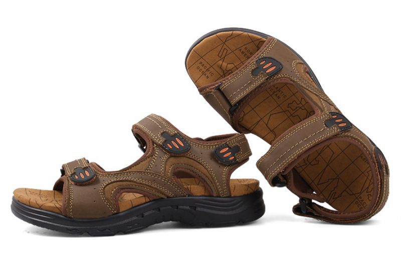 Lanio Heren Fashion Sandaal - Kaki