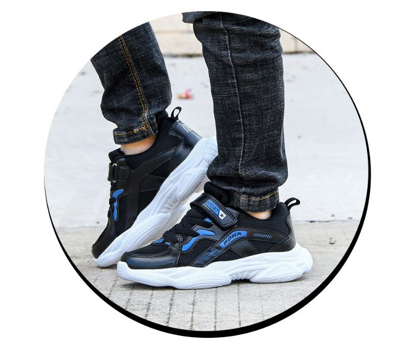 Lapadula Unisex Kinder Hardloopschoenen - Zwart