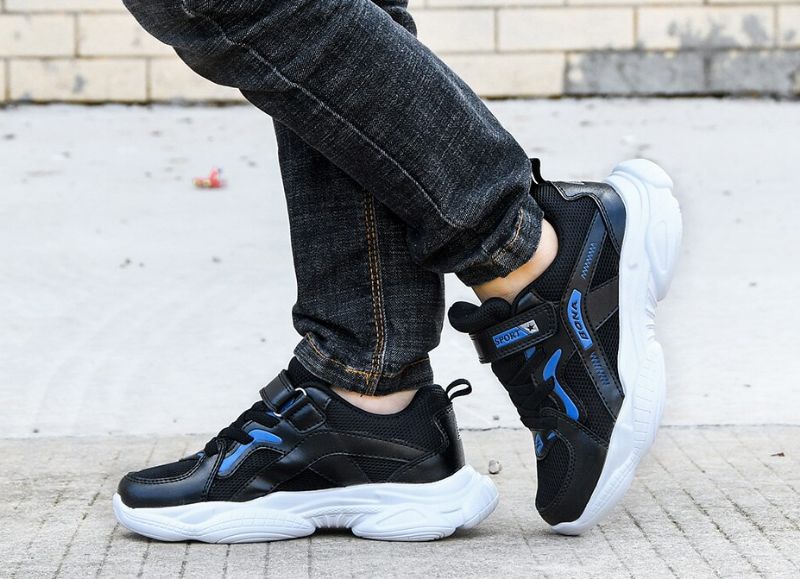 Lapadula Unisex Kinder Hardloopschoenen - Zwart