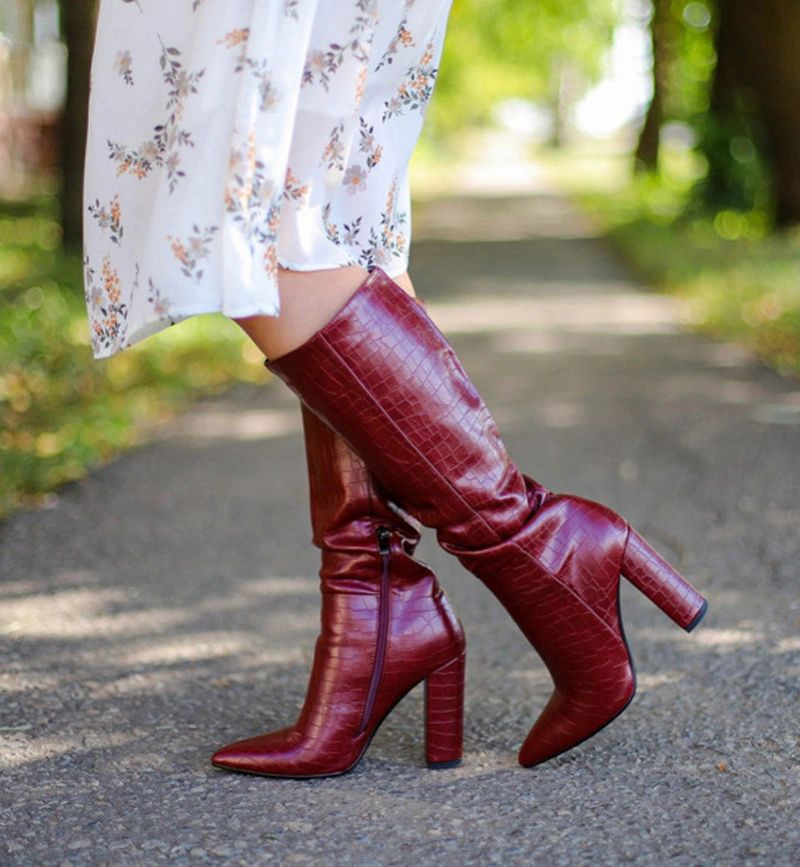 Lara Dames Boots - Rood