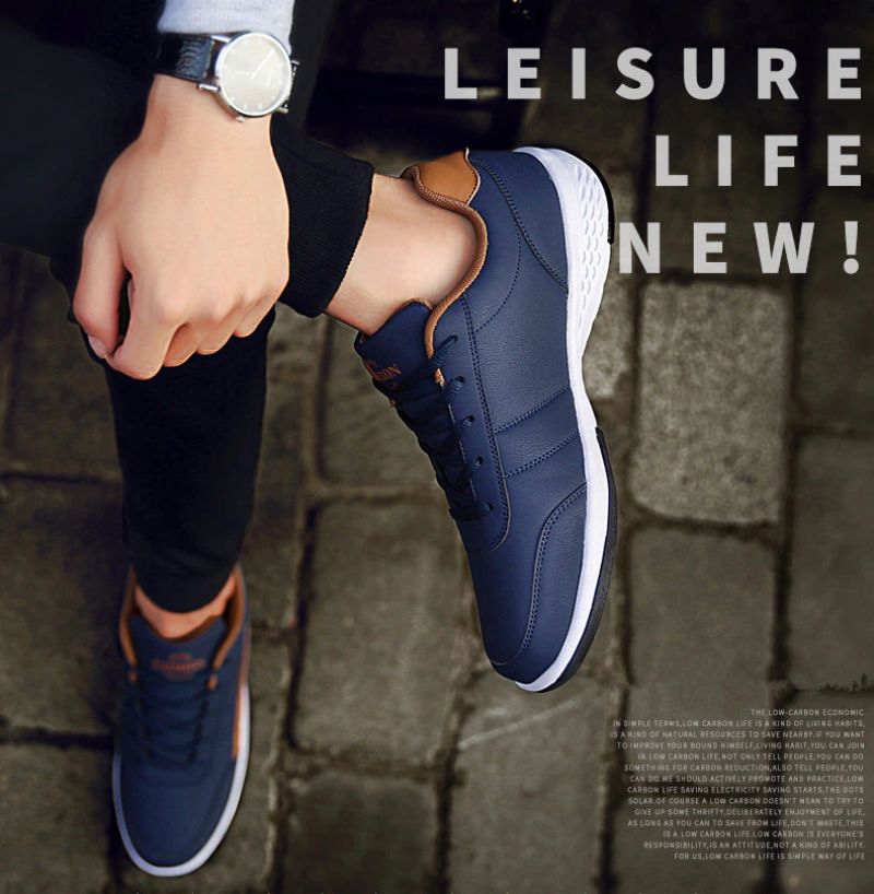 Larry Heren Loafer Casual Schoenen - Blauw