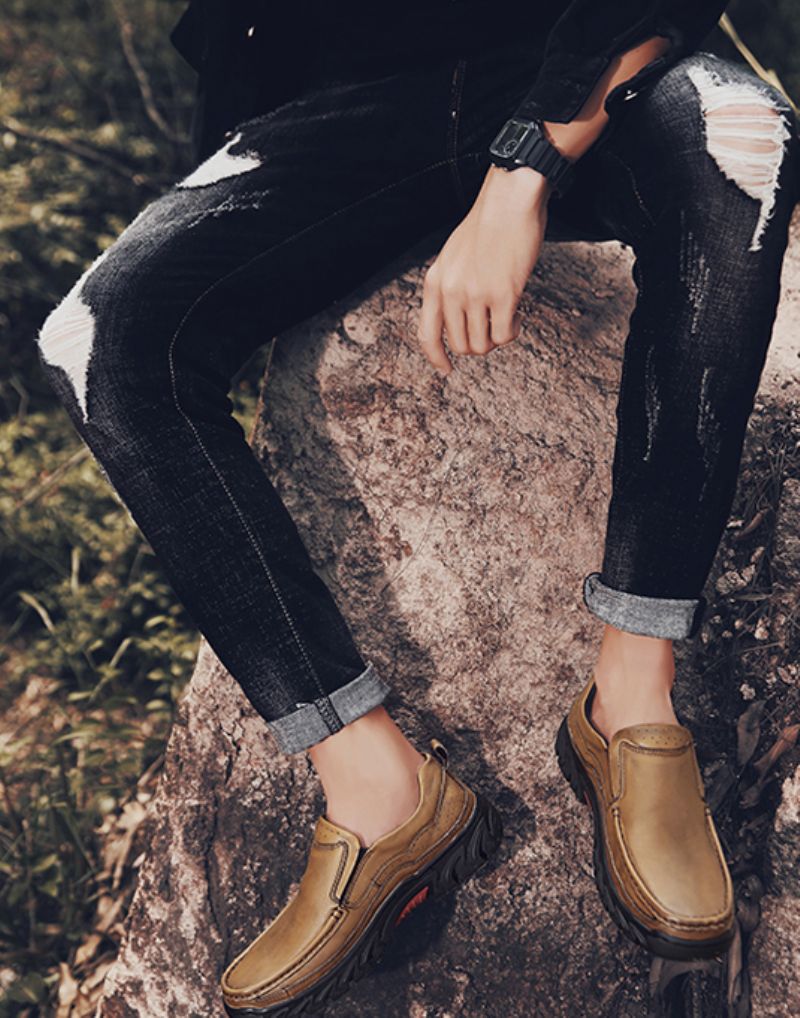 Latter Heren Loafers Casual Schoenen - Bruin