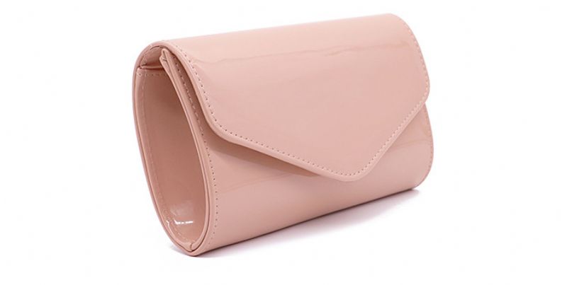 Latty Dames Avond Clutch Handtas - Roze 